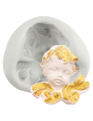 Molde de Silicona Ángel Bebé YANQINMS 8.06x7.29 cm