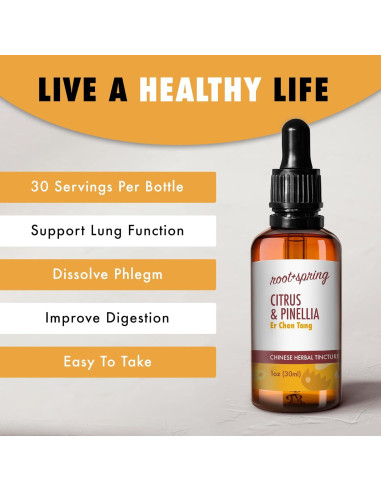 Tintura Herbal Cítricos y Pinellia root + spring 30 ml x2