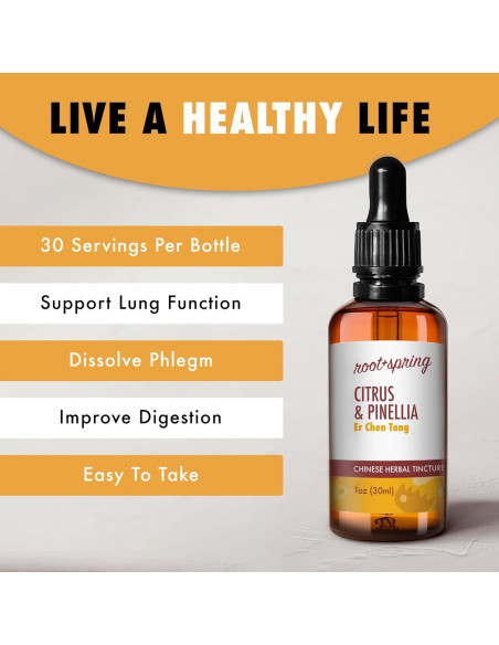 Tintura Herbal Cítricos y Pinellia root + spring 30 ml x2