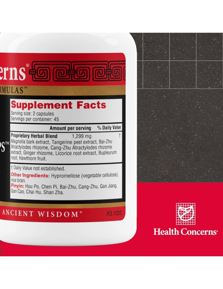 Cápsulas Digestivas Preocupaciones de Salud - 90 Unidades