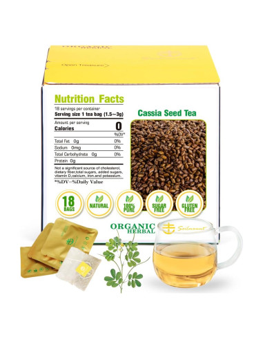 Té de Semilla de Cassia Orgánica Soilmount - 18 Bolsitas