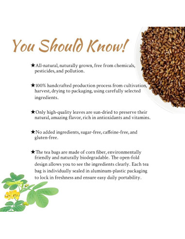Té de Semilla de Cassia Orgánica Soilmount - 18 Bolsitas