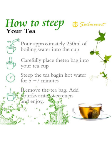 Té de Semilla de Cassia Orgánica Soilmount - 18 Bolsitas