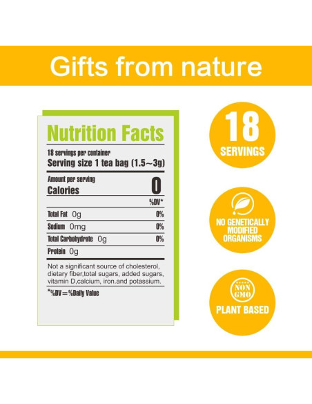 Té de Semilla de Cassia Orgánica Soilmount - 18 Bolsitas