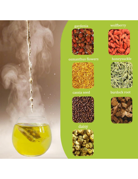 Té Herbal de Flor de Saúco y Semilla de Cassia - 50 Bolsitas