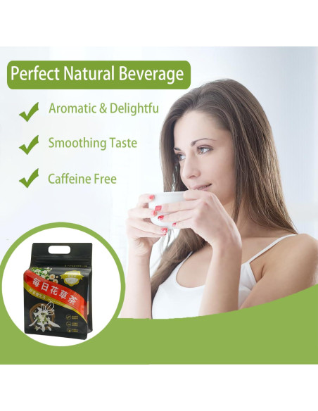 Té Herbal de Flor de Saúco y Semilla de Cassia - 50 Bolsitas