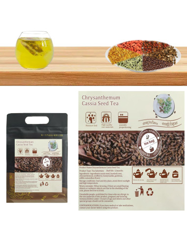 Té Herbal de Flor de Saúco y Semilla de Cassia - 50 Bolsitas