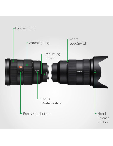 Lente Sony SEL2470GM 24-70mm f/2.8 G Master Full-Frame