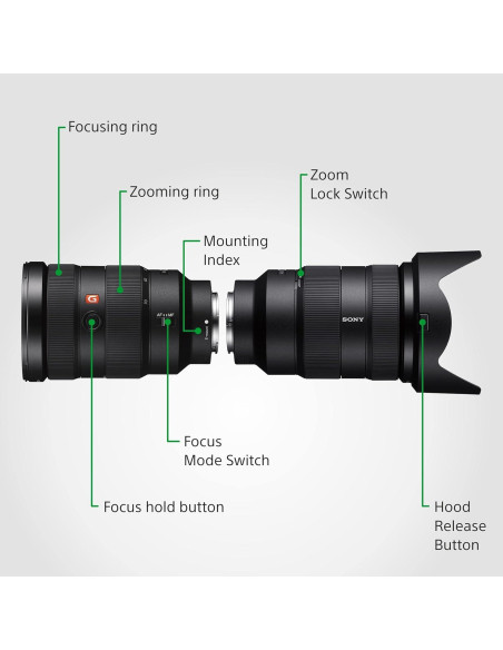 Lente Sony SEL2470GM 24-70mm f/2.8 G Master Full-Frame