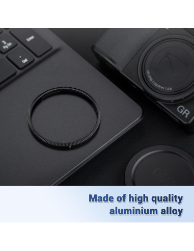 Anillo de Decoración de Lente JJC para Ricoh GR III - Negro