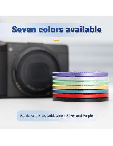 Anillo de Decoración de Lente JJC para Ricoh GR III - Negro