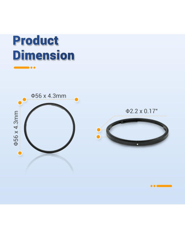 Anillo de Decoración de Lente JJC para Ricoh GR III - Negro