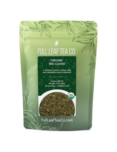 Té de Trébol Rojo Orgánico a Granel 28g - Full Leaf Tea Co.