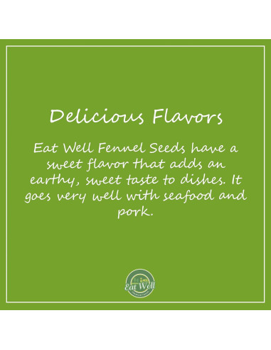Semillas de Hinojo Eat Well 680 g - 100% Naturales y Frescas