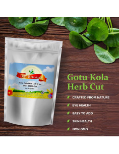 Hierba Gotu Kola Cortada Orgánica Mejores Botánicos 0.50 kg 2