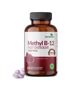 Futurebiotics Methyl B12 5000 MCG Vitamina B12 Sabor Cereza 60 Pastillas