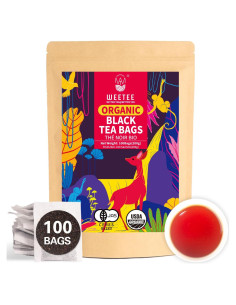 Té Negro Orgánico WT WEETEE 100 Bolsitas Antioxidante