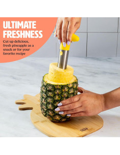 Juego de Cortador de Piña y Tabla de Bambú Tasty - 2 Piezas 2