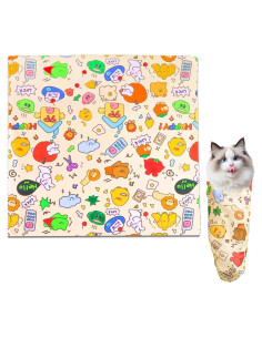 Envoltura Antideslizante para Gato Maxqzin 55x55cm Aseo