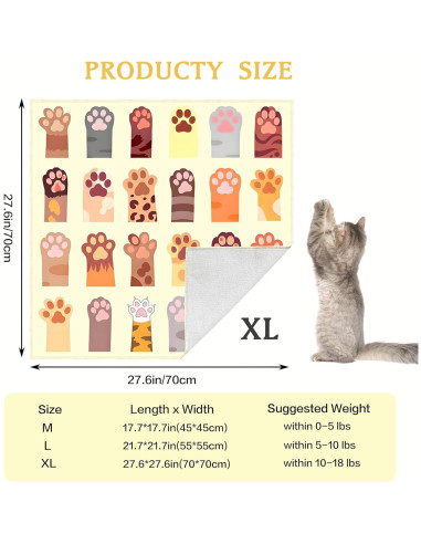 Envoltura Autoadhesiva para Gatos JOOYAR XL 70x70cm