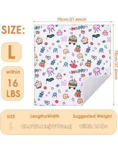 Envoltura Autoadhesiva para Gatos Bsemax 70x70cm - Cortar Uñas 2