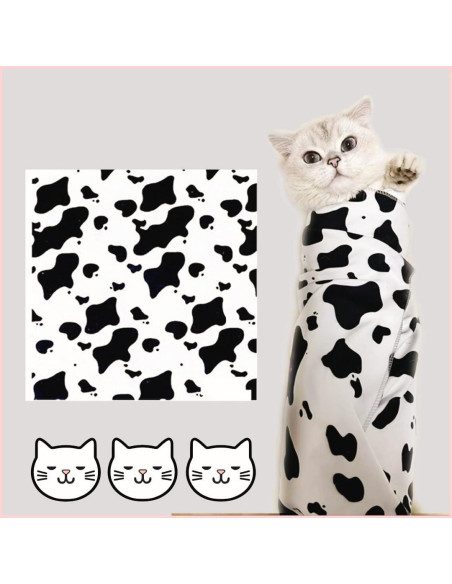 Envoltura Acicalamiento Gatos Chubby Bear XL 90x90cm Vaca