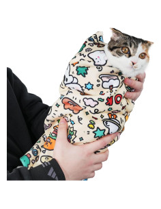 Envoltura Anti-Escape para Gatos Maiwoste XL 90x90 cm Suave