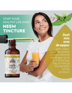 Tintura de Neem Orgánica Florida Herbs 59.15 ml - Extracto Puro 2