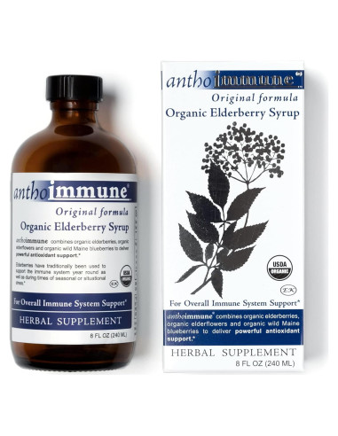 Jarabe de Saúco Orgánico Anthoimmune 236.6 ml - Soporte Inmunológico