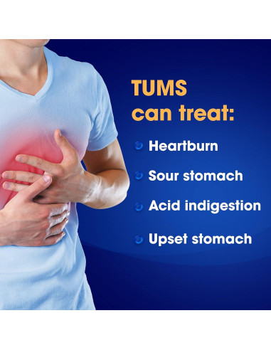 Tabletas masticables TUMS Ultra Strength Menta - 72 unidades