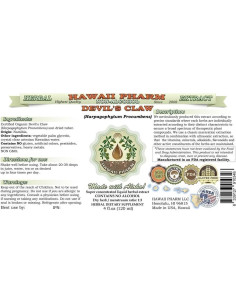 Extracto Líquido Sin Alcohol Garra del Diablo Hawaii Pharm 60 ml 2