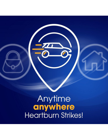 Tabletas masticables TUMS Ultra Strength Menta - 72 unidades