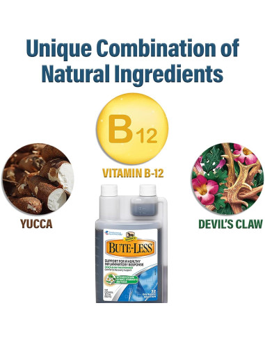 Absorbine Bute-Less Suplemento para Caballos 946ml - Alivio Natural