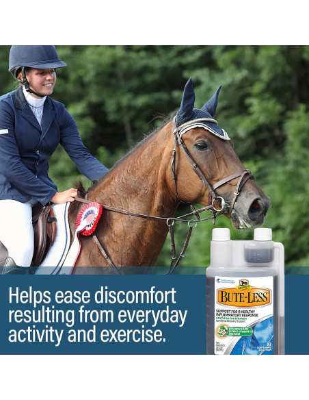 Absorbine Bute-Less Suplemento para Caballos 946ml - Alivio Natural