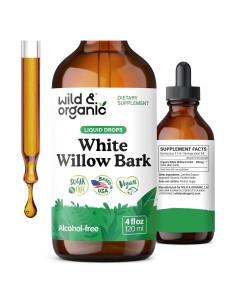 Tintura de Corteza de Sauce Blanco Silvestre 118.29 ml - Vegano
