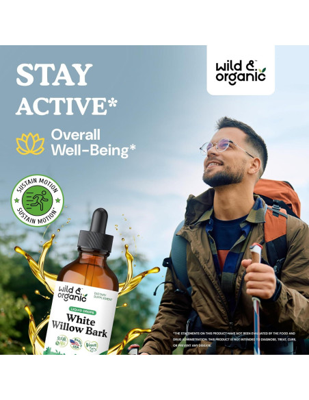 Tintura de Corteza de Sauce Blanco Silvestre 118.29 ml - Vegano