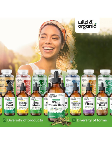 Tintura de Corteza de Sauce Blanco Silvestre 118.29 ml - Vegano