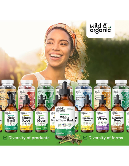 Tintura de Corteza de Sauce Blanco Silvestre 118.29 ml - Vegano