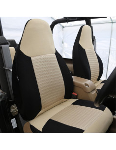 Funda de Asiento de Tela FH Group Beige Universal para SUV 2