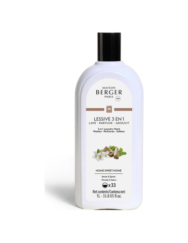 Detergente Lavado de Ropa 3-en-1 Maison Berger 1L - Aroma Hogar Dulce Hogar