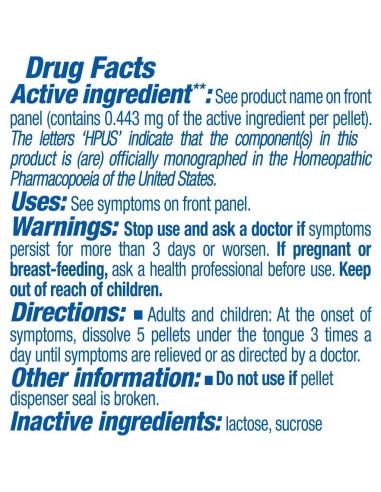 Arnica Montana 200CK Boiron - 80 Pellets Homeopáticos