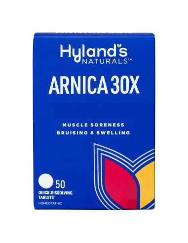 Tabletas de Arnica Montana 30x Hyland - Alivio Natural 50 Unidades