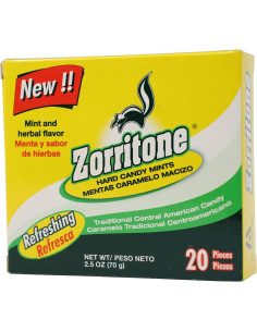 Pastillas para la Tos Zorritone Ancalmo 20 Piezas Sabor Menta 2