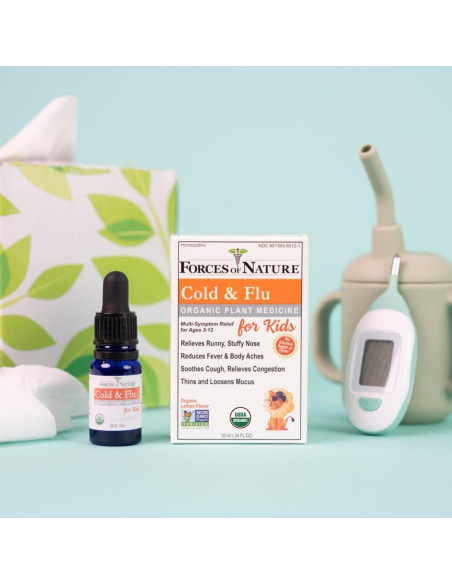 Forces of Nature Alivio Resfriado y Tos Niños 10 ml Homeopático