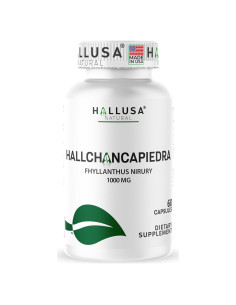 Suplemento Chanca Piedra 1000 mg Hallusa Natural - 60 Cápsulas