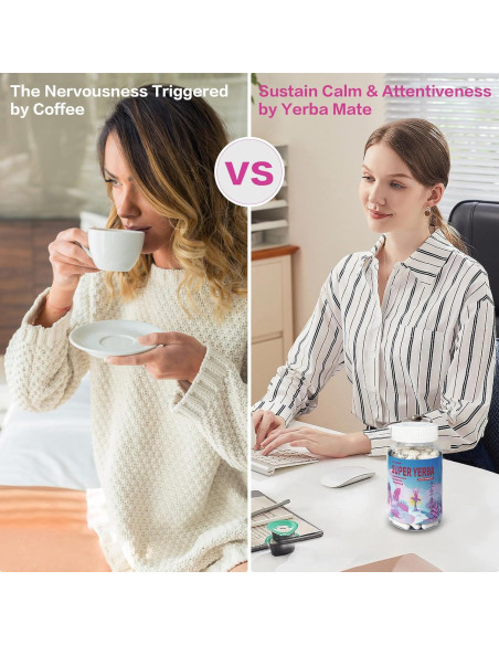 Cápsulas de Yerba Mate Zooone - Suplemento Energético 120 Unidades