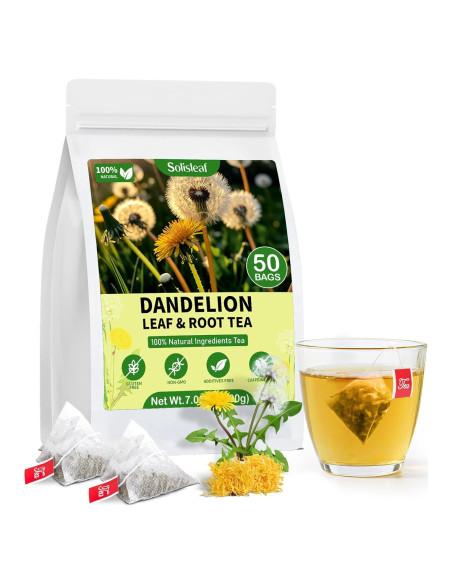 Té Herbal Diente de León Solisleaf 50 Bolsitas 108g