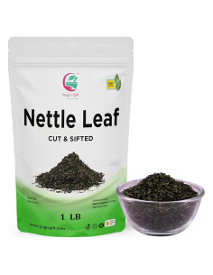 Hojas de Ortiga Secas 0.45 kg Yogi's Gift | Cortadas y Tamizadas