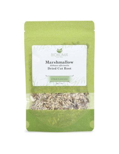 Raíz de Malvavisco Seco Biokoma 50g - Té Herbal Natural Kosher