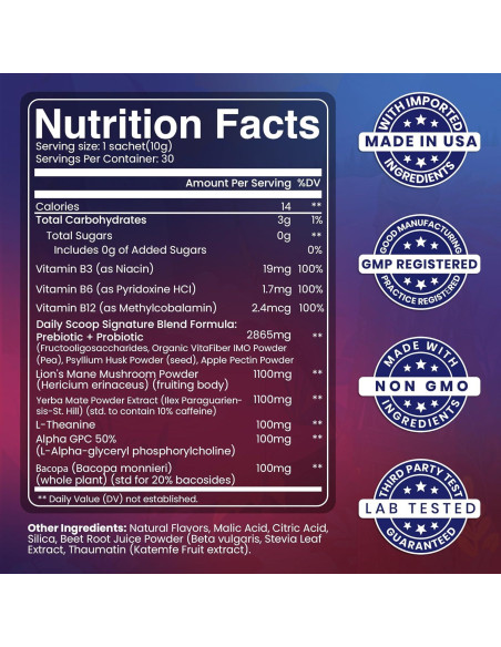 Polvo de Té de Yerba Mate Diosa Antigua 30 Sobres Energía Limpia